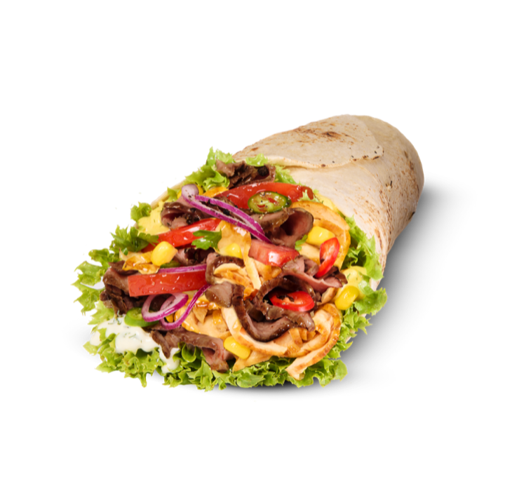 Steak & Chicken Mix Rollo